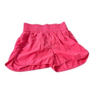 Zenana Nylon Lined Athletic Shorts – Size 1X (Coral)